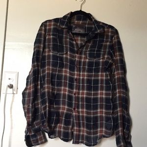 SOLD Joes Plaid button up shirt